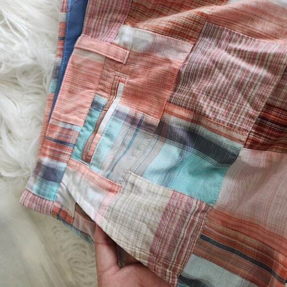 Westport Lifestyle Patchwork Short Men's‎ 40 TALL Pink Plaid Preppy Beach Casual - Picture 10 of 13